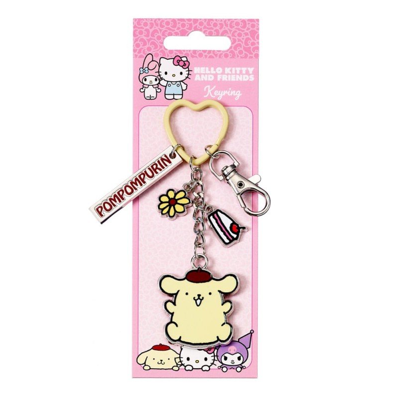 Hello Kitty porte-clés avec breloques Pompompurin 15 cm | 5055583480362
