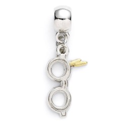 Harry Potter Charm Lightning Bolt with Glasses (silver plated) | 5055583427565