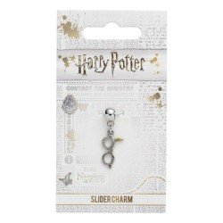 Harry Potter breloque plaquée argent Éclair avec des lunettes | 5055583427565