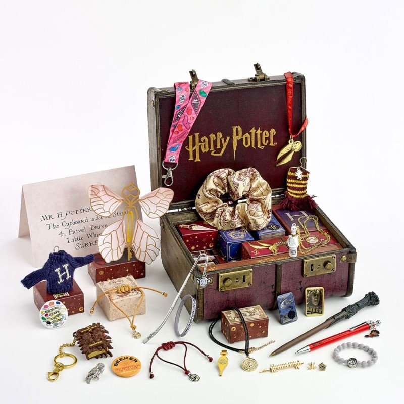 Harry Potter calendrier de l'avent bijoux & accessoires Poudlard Trunk | 5055583458019