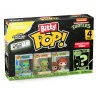 Les Tortues Ninja Pack 4 Figurines Bitty Funko POP! Vinyl Leonardo 2,5 cm