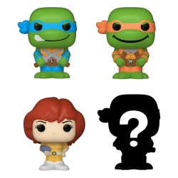 Les Tortues Ninja Pack 4 Figurines Bitty Funko POP! Vinyl Leonardo 2,5 cm