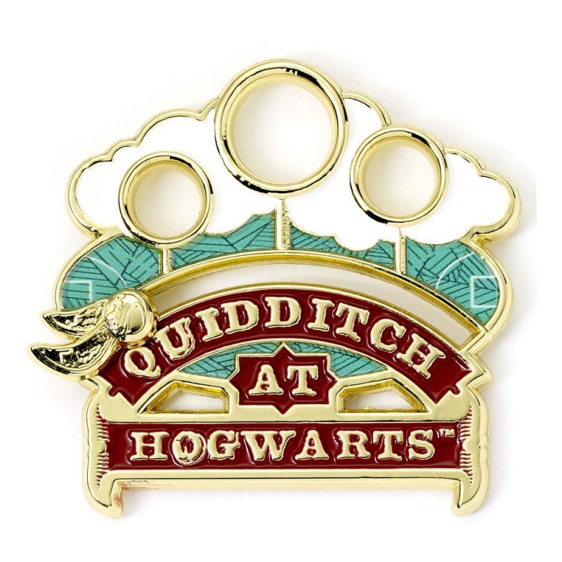 Harry Potter Badge à épingle Quidditch (Doré) | 5055583462870