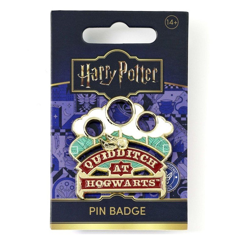 Harry Potter Badge à épingle Quidditch (Doré) | 5055583462870