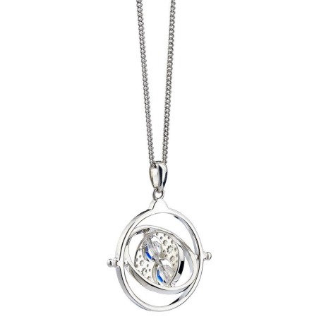 Harry Potter pendentif et collier Retourneur de Temps (argent sterling) | 5055583411649