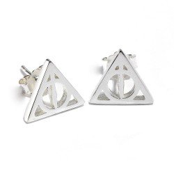 Harry Potter Deathly Hallow Stud Earrings (Sterling Silver) | 5055583412363