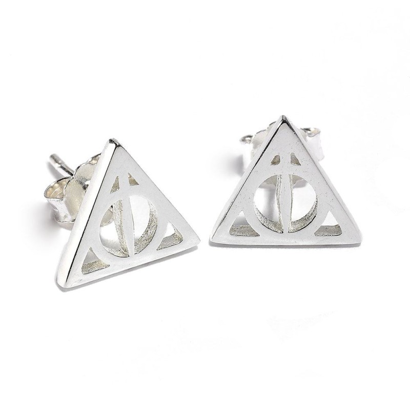 Harry Potter boucles d´oreille argent Deathly Hallow | 5055583412363