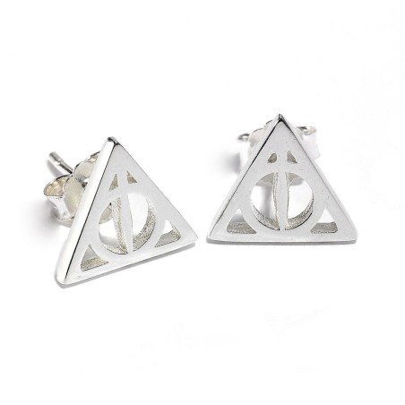 Harry Potter boucles d´oreille argent Deathly Hallow | 5055583412363