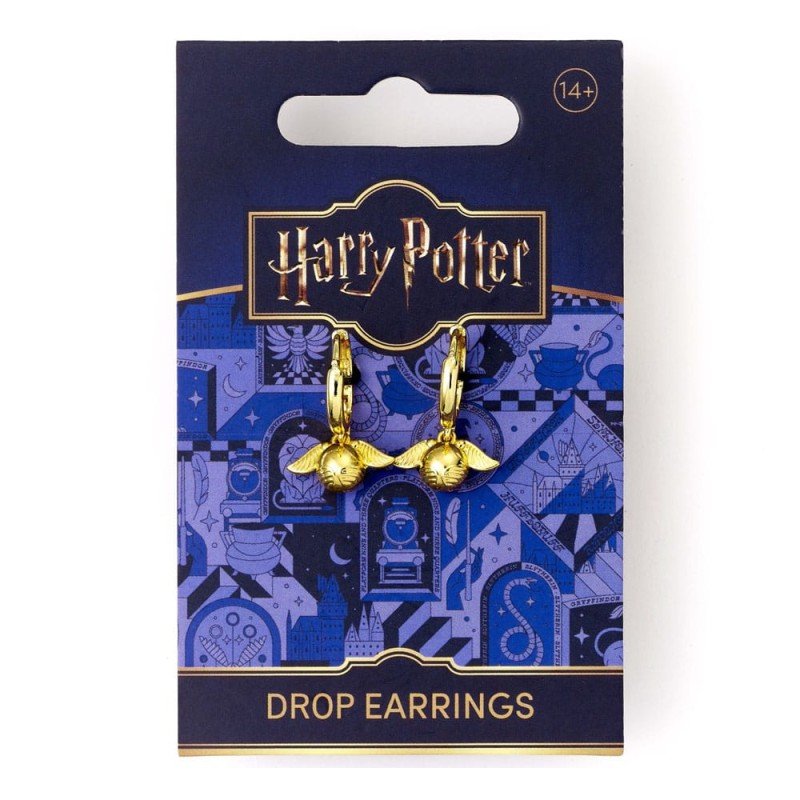 Harry Potter Boucles Golden Snitch (Doré) | 5055583461866