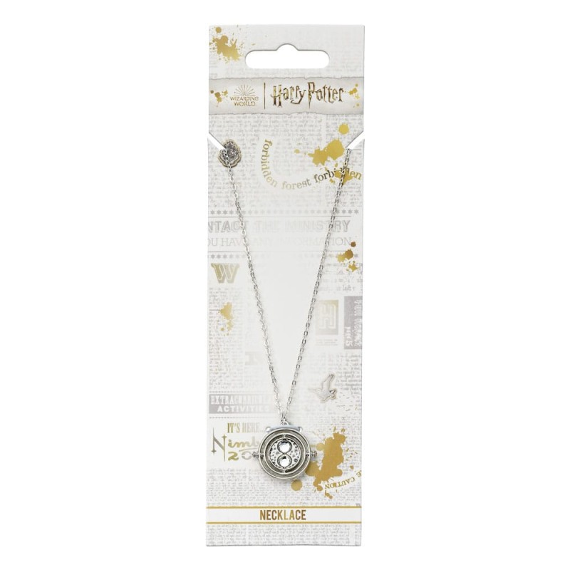 Harry Potter Necklace Time Turner Charm (Silver Tone) | 5055583462160