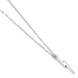 Harry Potter pendentif et collier Lightning Bolt (plaqué argent) | 5055583441929