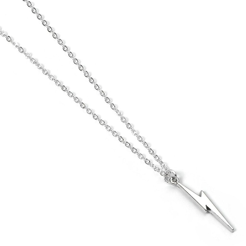 Harry Potter pendentif et collier Lightning Bolt (plaqué argent) | 5055583441929