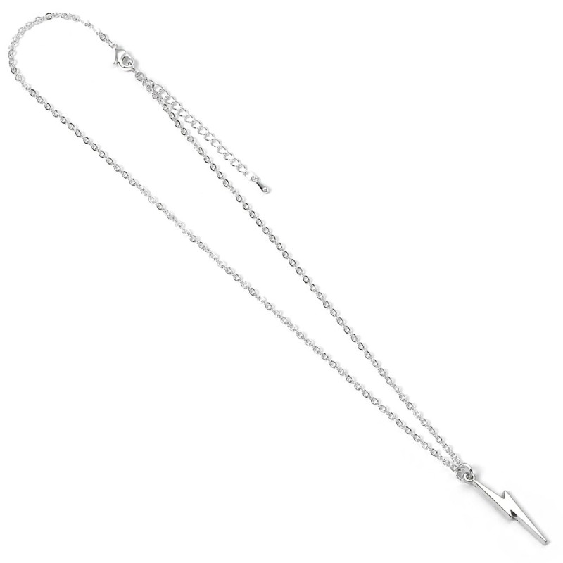 Harry Potter pendentif et collier Lightning Bolt (plaqué argent) | 5055583441929
