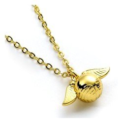 Harry Potter Collier breloque Golden Snitch (Doré) | 5055583461859