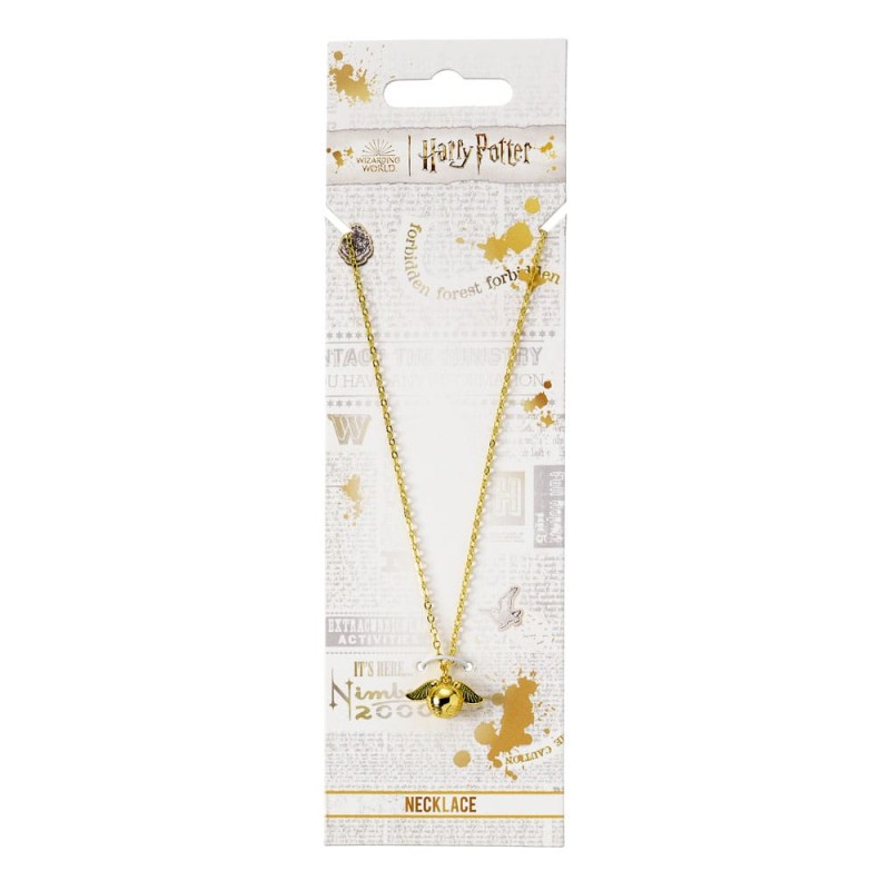 Harry Potter Collier breloque Golden Snitch (Doré) | 5055583461859