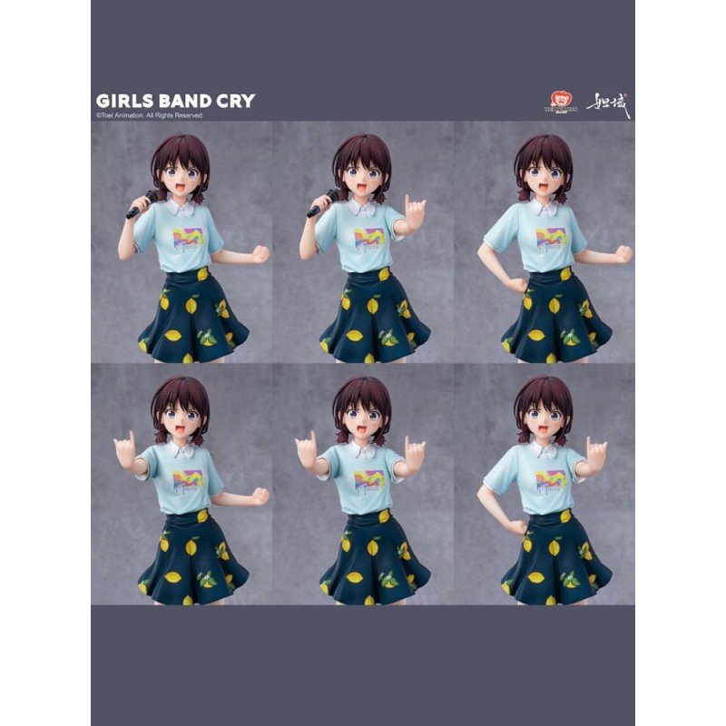 Girls Band Cry statuette PVC 1/7 Natsu wo Mankitsu shite Sakebe Series No. 1 Nina Iseri 24 cm | 6975949800964