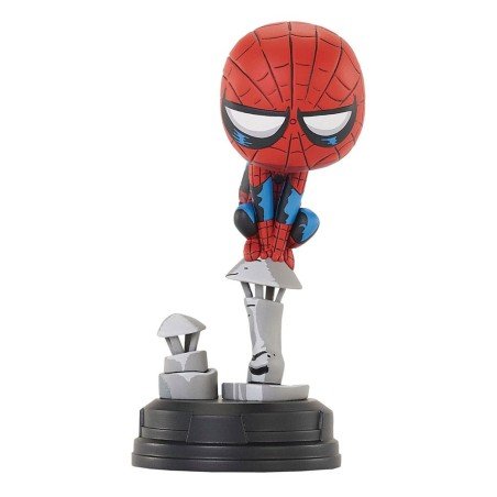 Marvel Animated statuette Spider-Man on Chimney 15 cm | 0699788853580