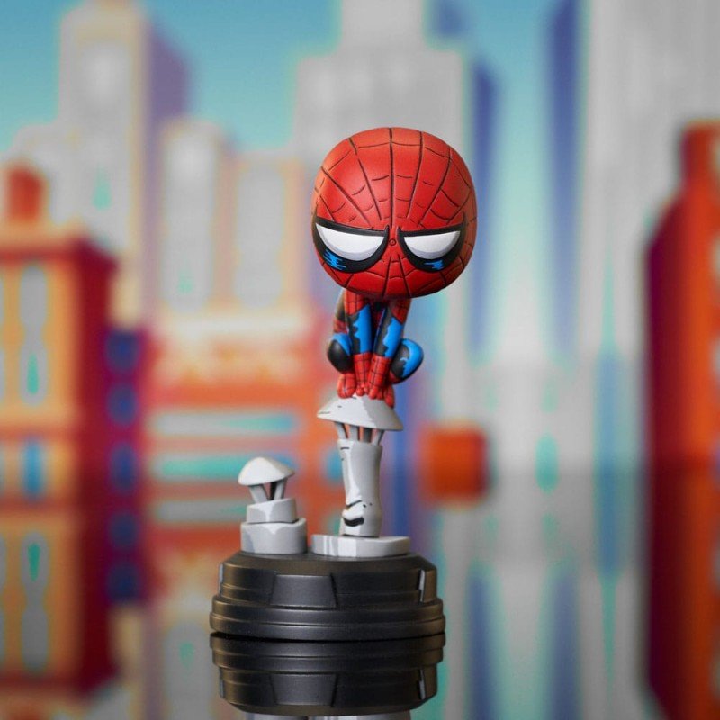 Marvel Animated statuette Spider-Man on Chimney 15 cm | 0699788853580