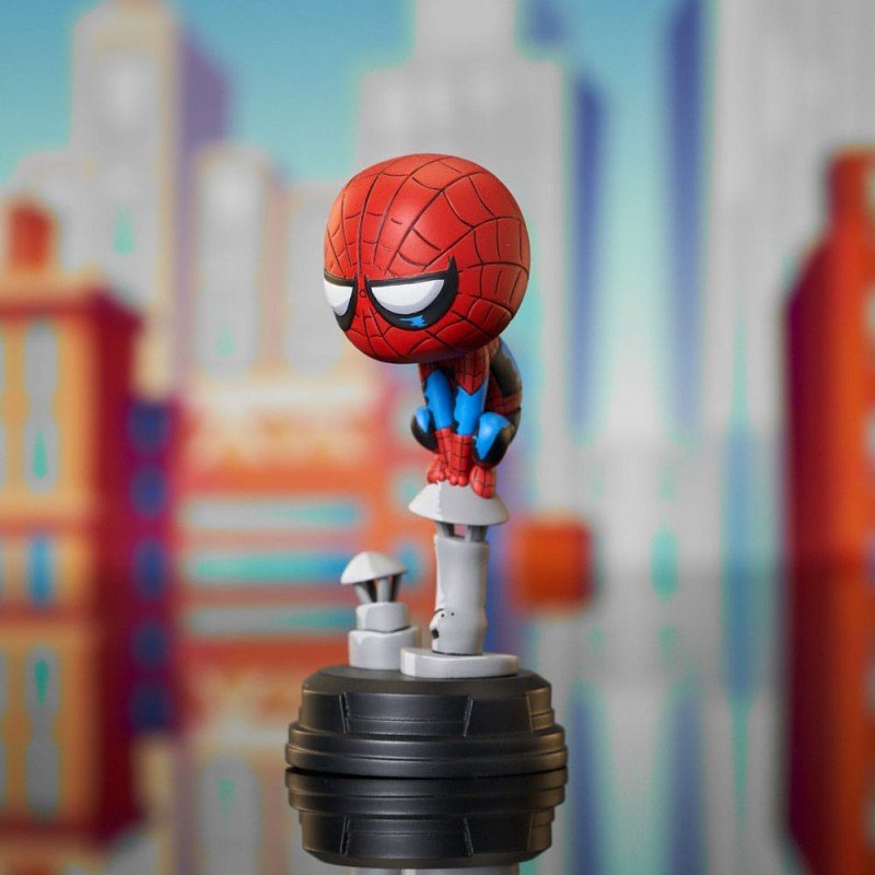 Marvel Animated statuette Spider-Man on Chimney 15 cm | 0699788853580
