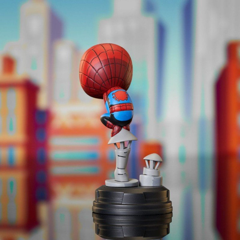 Marvel Animated statuette Spider-Man on Chimney 15 cm | 0699788853580
