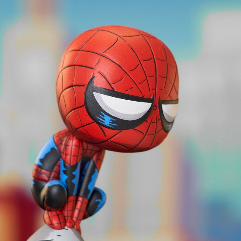 Marvel Animated statuette Spider-Man on Chimney 15 cm | 0699788853580