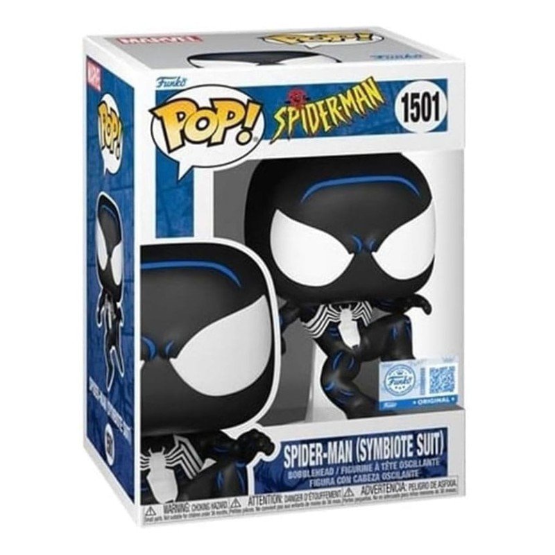 Spider-Man POP! Marvel Vinyl Figure Black Suit Spidey 9 cm | 0889698851862