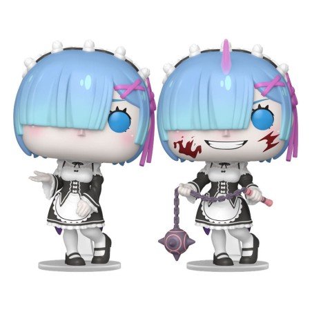 Re:ZERO assortiment POP! Animation Vinyl figurine Rem w/CH 9 cm (6) | 0889698865135