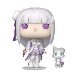 Re:Zero POP!&Buddy Animation Vinyl Figures Emilia w/Puck 9 cm | 0889698865159