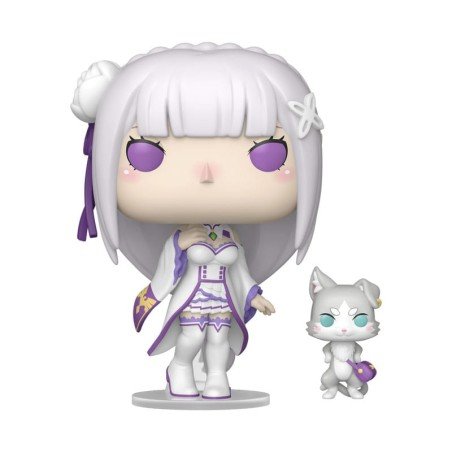Re:Zero POP!&Buddy Animation Vinyl figurines Emilia w/Puck 9 cm | 0889698865159