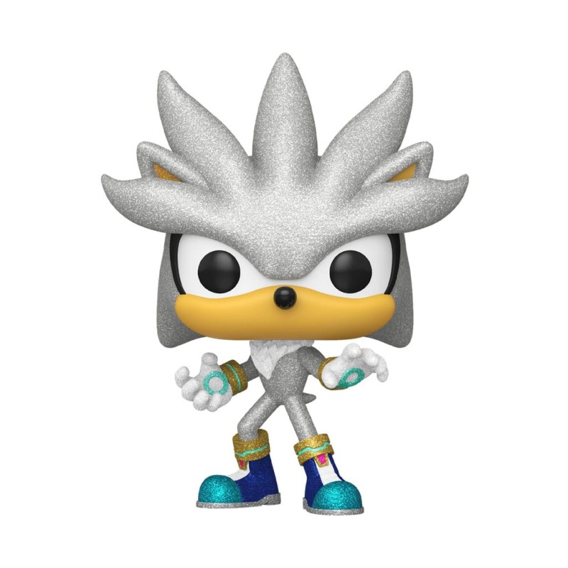 Sonic The Hedgehog POP! Games Vinyl Figurine Silver The Hedgehog (FL) 9 cm | 0889698872270