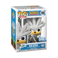 Sonic The Hedgehog POP! Games Vinyl Figurine Silver The Hedgehog (FL) 9 cm | 0889698872270