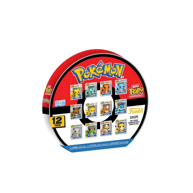 Pokemon presentoir figurines Bitty POP! Vinyl Multipack 2,5 cm (12) | 0889698889841