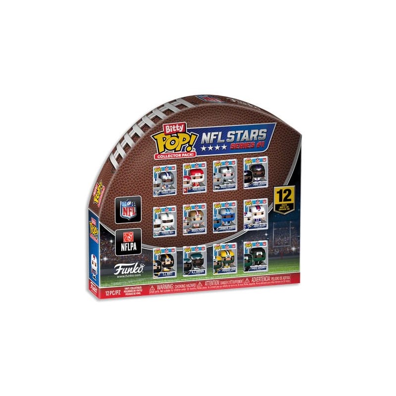 NFL presentoir figurines Bitty POP! Vinyl Multipack 2,5 cm (12) | 0889698922203