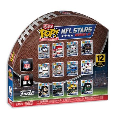 NFL presentoir figurines Bitty POP! Vinyl Multipack 2,5 cm (12) | 0889698922203