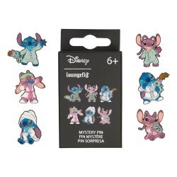 Disney by Loungefly Enamel Pins Blind Box Stitch and Angel Display (12) | 0671803552548