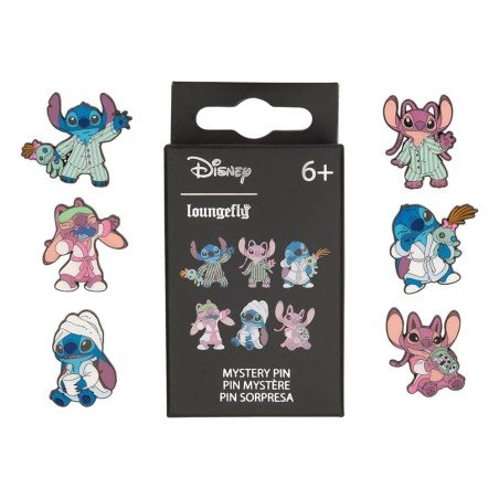 Disney by Loungefly présentoir pin's émaillés Blind Box Stitch and Angel (12) | 0671803552548
