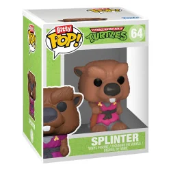 Les Tortues Ninja Pack 4 Figurines Bitty Funko POP! Vinyl Splinter 2,5 cm | 889698715096