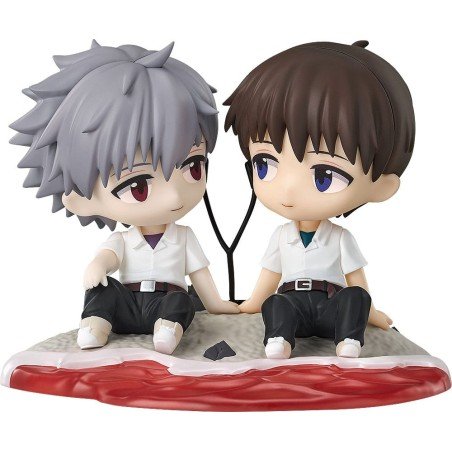 Rebuild of Evangelion figurine Chibi Shinji Ikari & Kaworu Nagisa 8 cm | 4580416929493