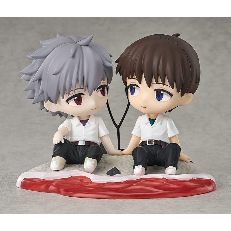 Rebuild of Evangelion Chibi Figure Shinji Ikari & Kaworu Nagisa 8 cm | 4580416929493