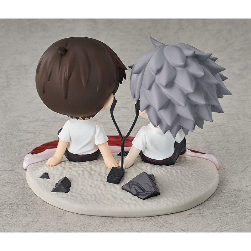 Rebuild of Evangelion figurine Chibi Shinji Ikari & Kaworu Nagisa 8 cm | 4580416929493