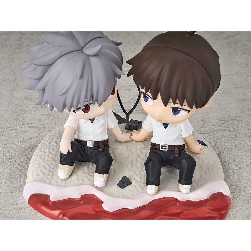 Rebuild of Evangelion figurine Chibi Shinji Ikari & Kaworu Nagisa 8 cm | 4580416929493