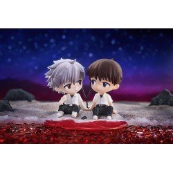 Rebuild of Evangelion figurine Chibi Shinji Ikari & Kaworu Nagisa 8 cm | 4580416929493