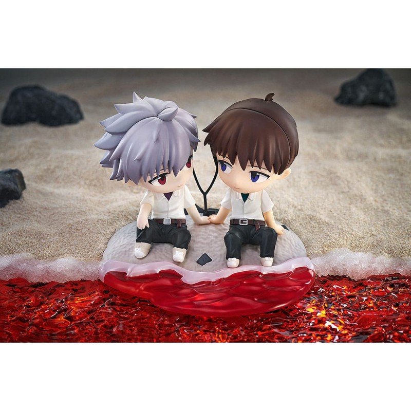 Rebuild of Evangelion figurine Chibi Shinji Ikari & Kaworu Nagisa 8 cm | 4580416929493