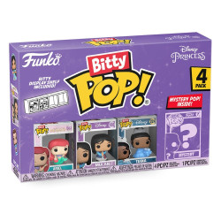 Disney Princesses Pack 4 Figurines Bitty Funko POP! Vinyl Ariel 2,5 cm