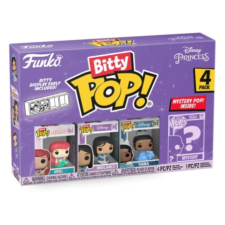 Disney Princesses Pack 4 Bitty Funko POP! Vinyl Ariel 2,5 cm | 889698730273