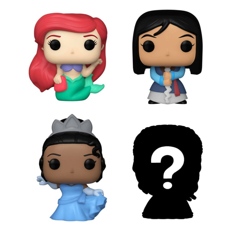 Disney Princesses Pack 4 Bitty Funko POP! Vinyl Ariel 2,5 cm