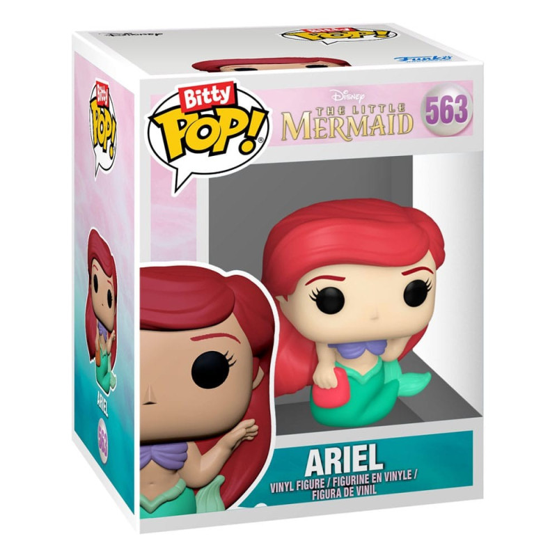 Disney Princesses Pack 4 Figurines Bitty Funko POP! Vinyl Ariel 2,5 cm