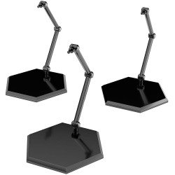 The Simple Stand Mini Nendoroid More for Mini Figures & Models Black Hex Type 3-Pack | 4580828662810