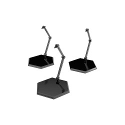 The Simple Stand Mini Nendoroid More pack 3 socles pour mini figurines Black Hex Type | 4580828662810
