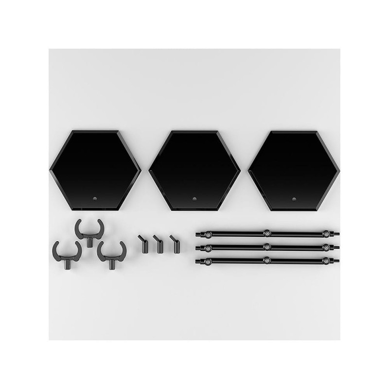 The Simple Stand Mini Nendoroid More pack 3 socles pour mini figurines Black Hex Type | 4580828662810